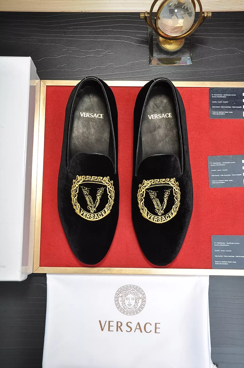 BestValue 7117 Versace Leather Shoes For Men