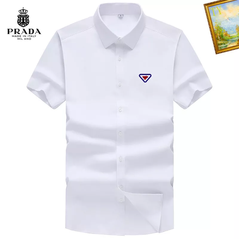 BestValue 7156 Prada Shirts Short Sleeved For Men