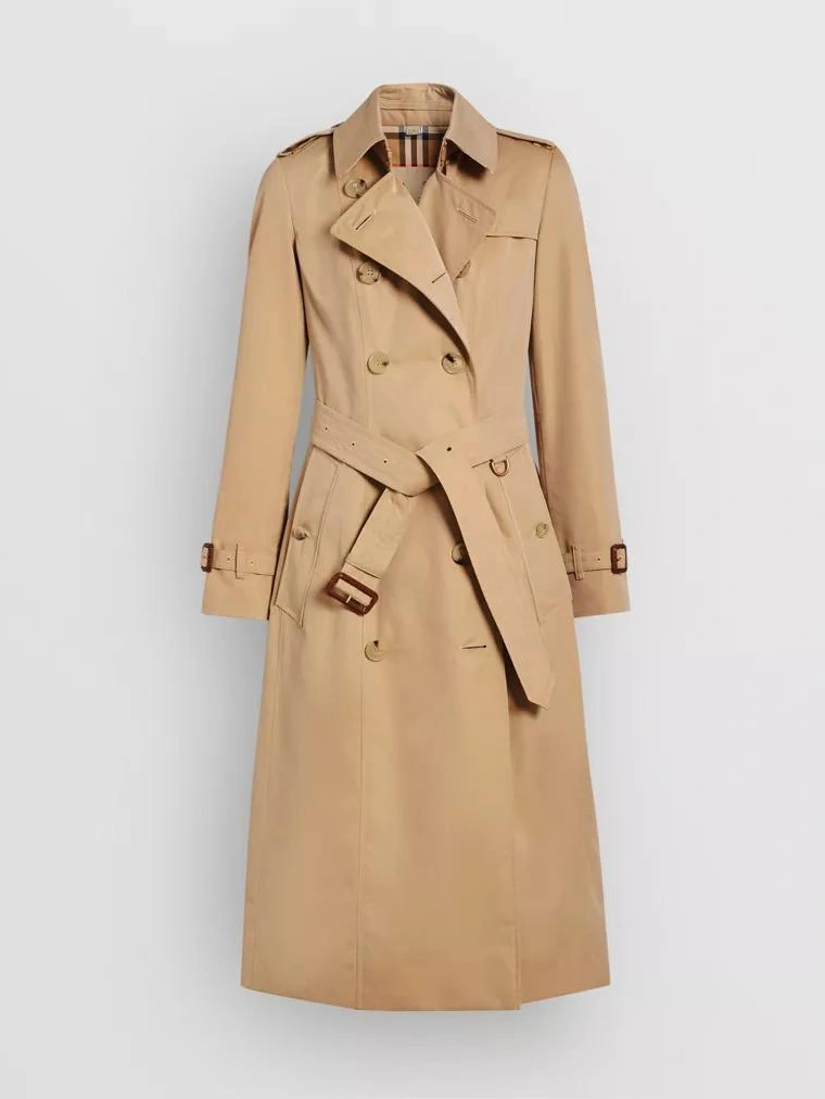 BestValue 7985 Burberry Trench Coat Long Sleeved For Women