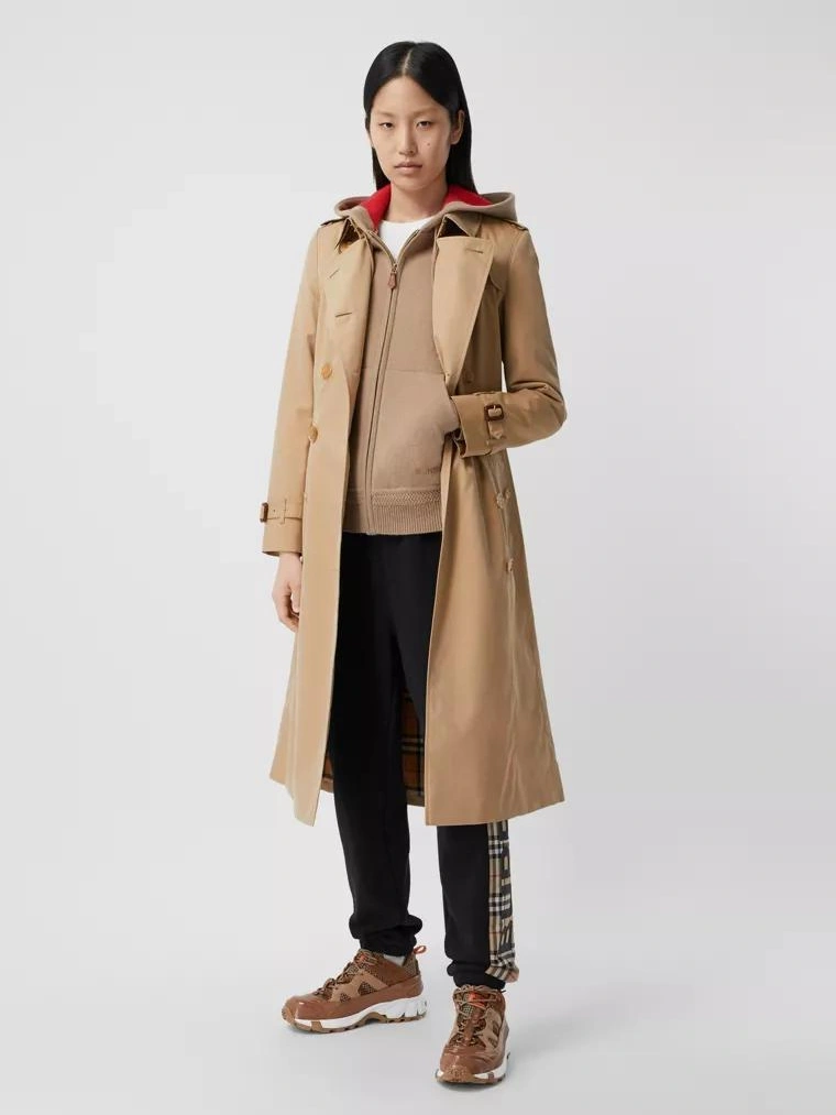 BestValue 7985 Burberry Trench Coat Long Sleeved For Women