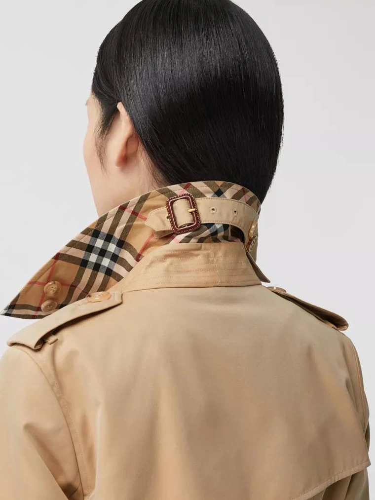 BestValue 7985 Burberry Trench Coat Long Sleeved For Women