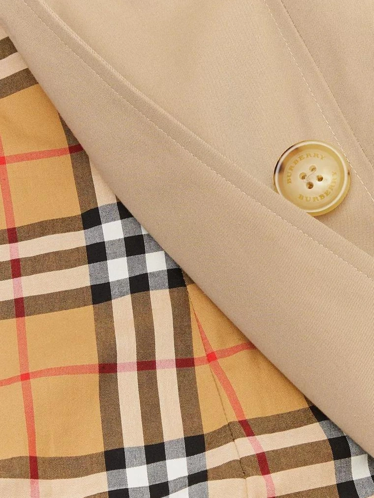 BestValue 7985 Burberry Trench Coat Long Sleeved For Women