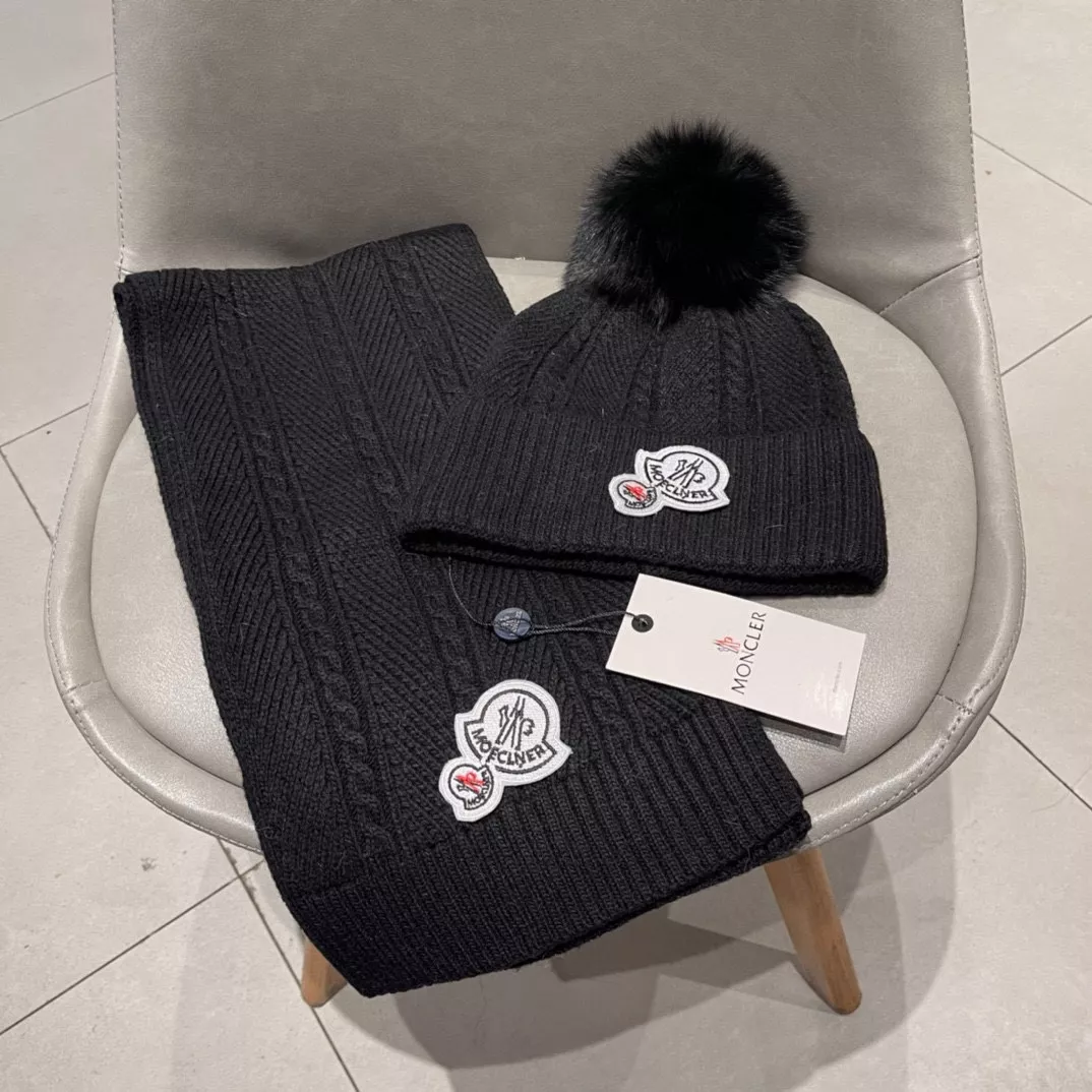 BestValue 8419 Moncler Hat and Scarf Set