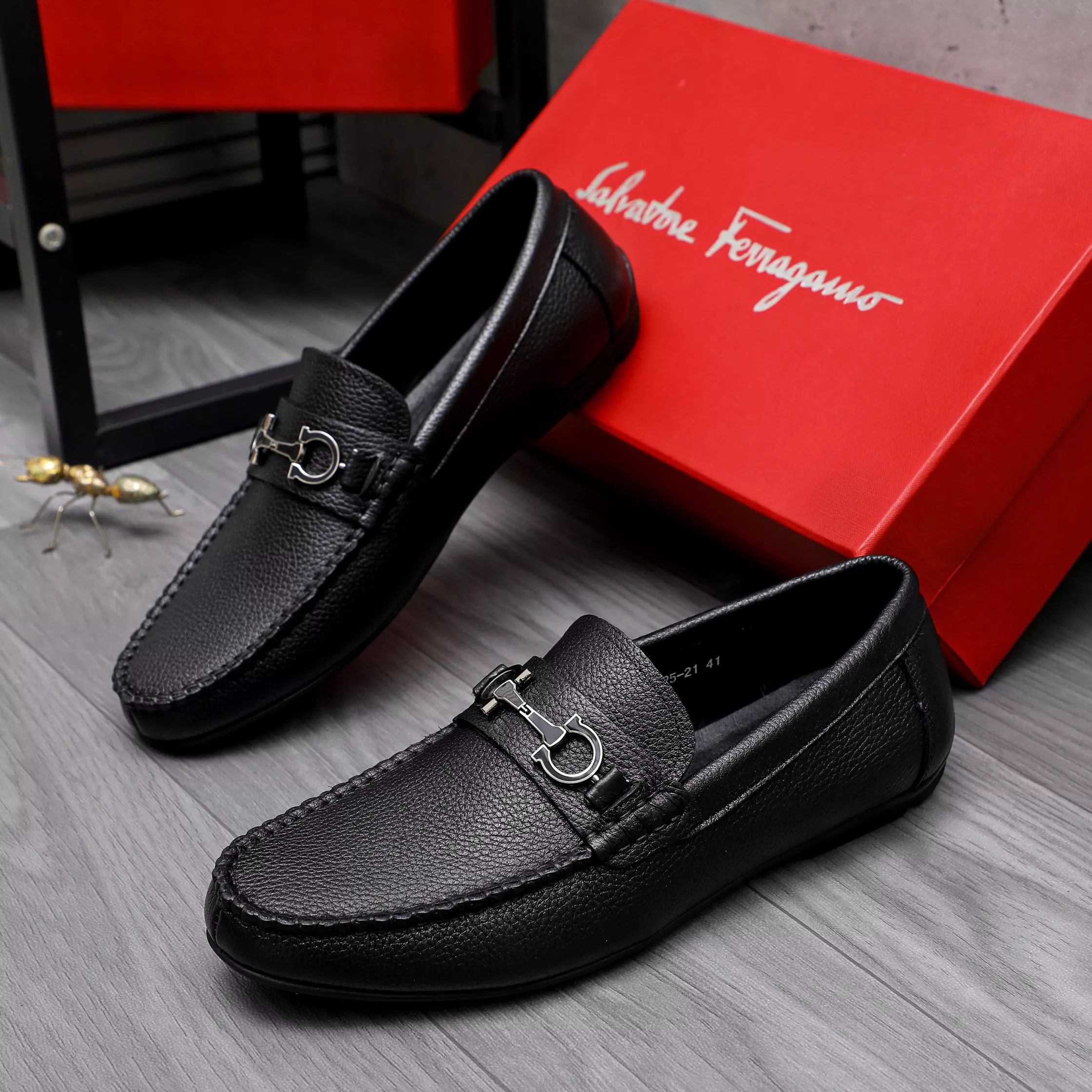 BestValue 8881 Salvatore Ferragamo Leather Shoes For Men