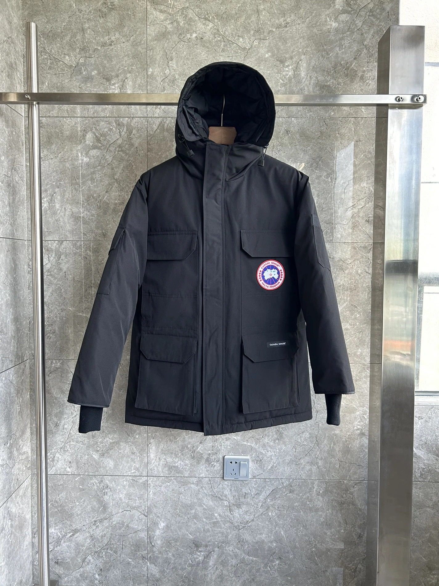 BestValue 9525 Canada Goose Down Feather Coat Long Sleeved For Men