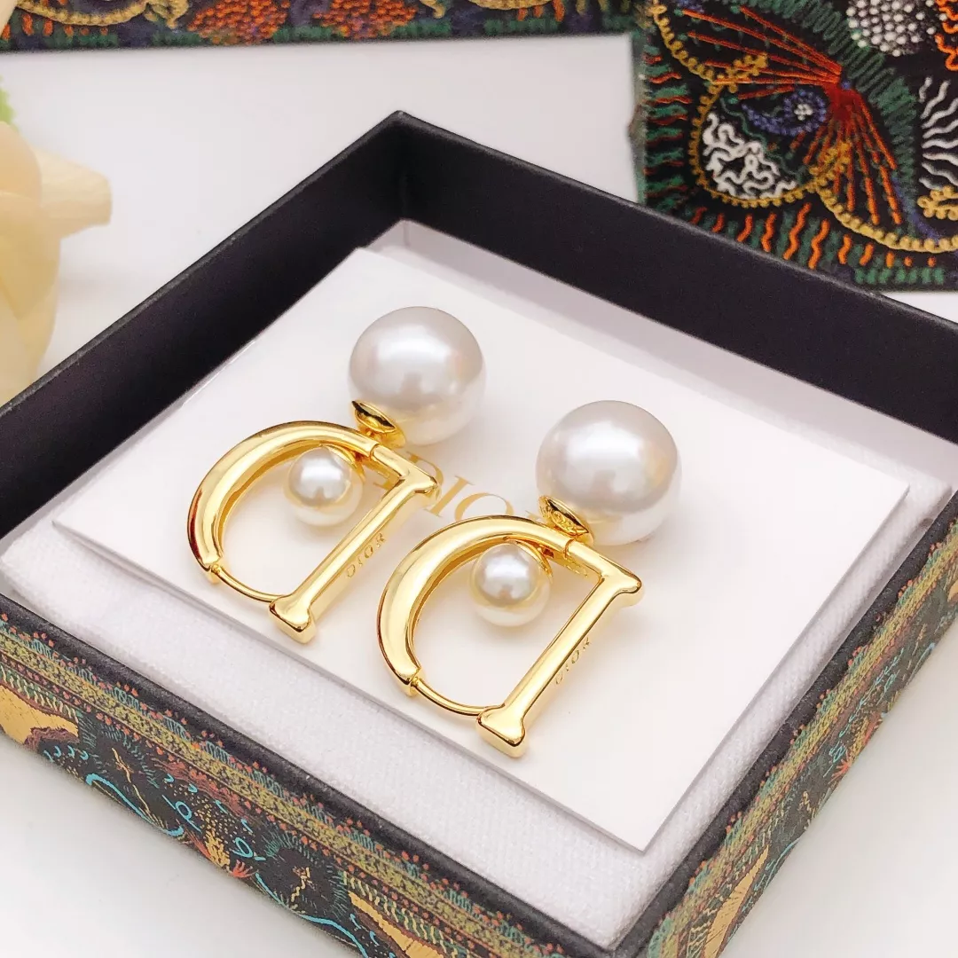 Bold 1644 Christian Dior Earrings For Women