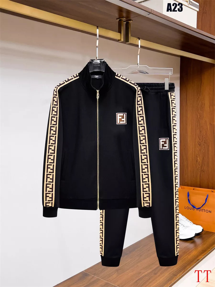 Bold 1653 Fendi Tracksuits Long Sleeved For Men