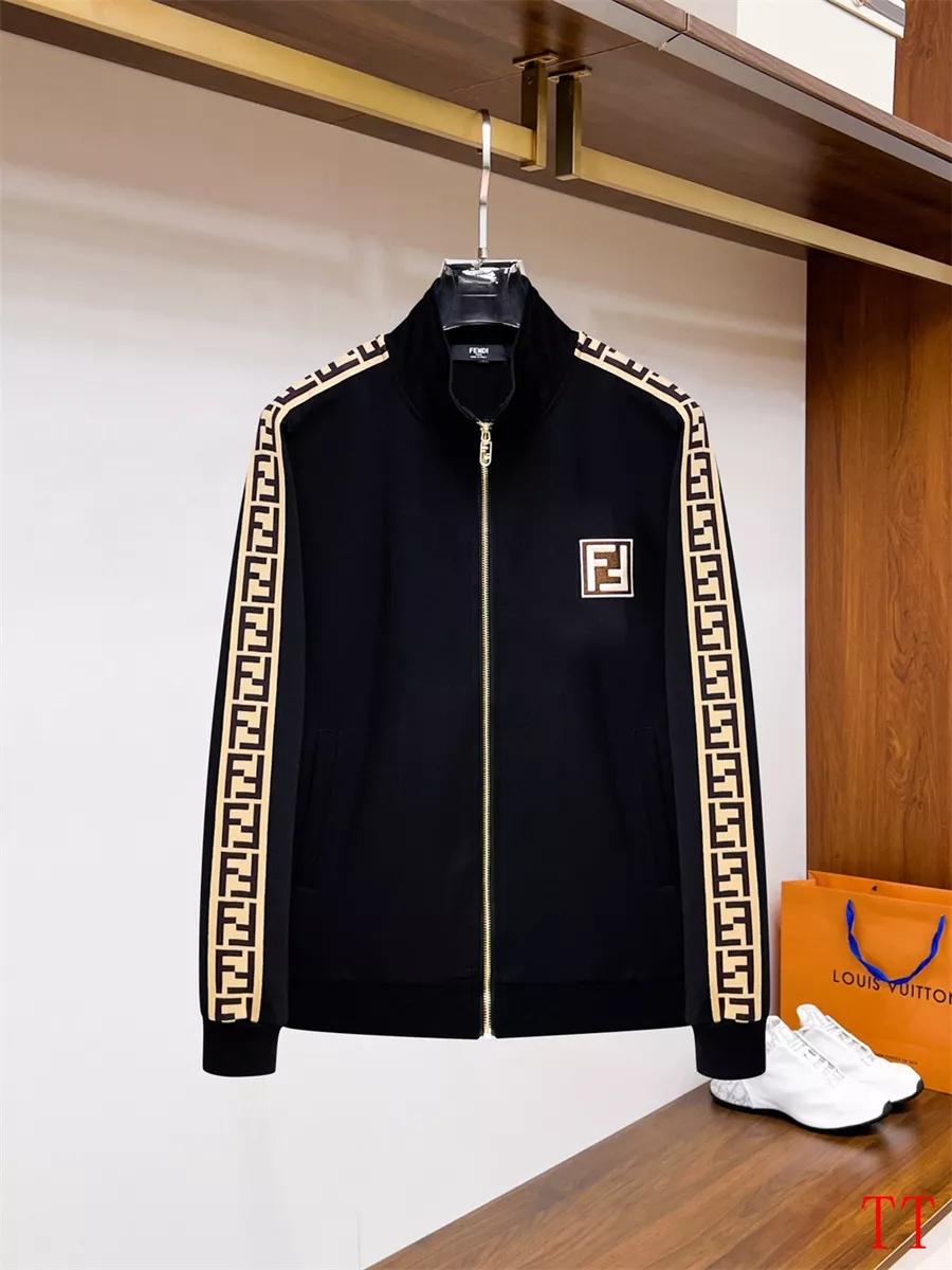 Bold 1653 Fendi Tracksuits Long Sleeved For Men