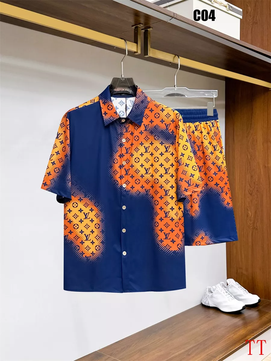 Bold 1711 Louis Vuitton LV Tracksuits Short Sleeved For Men