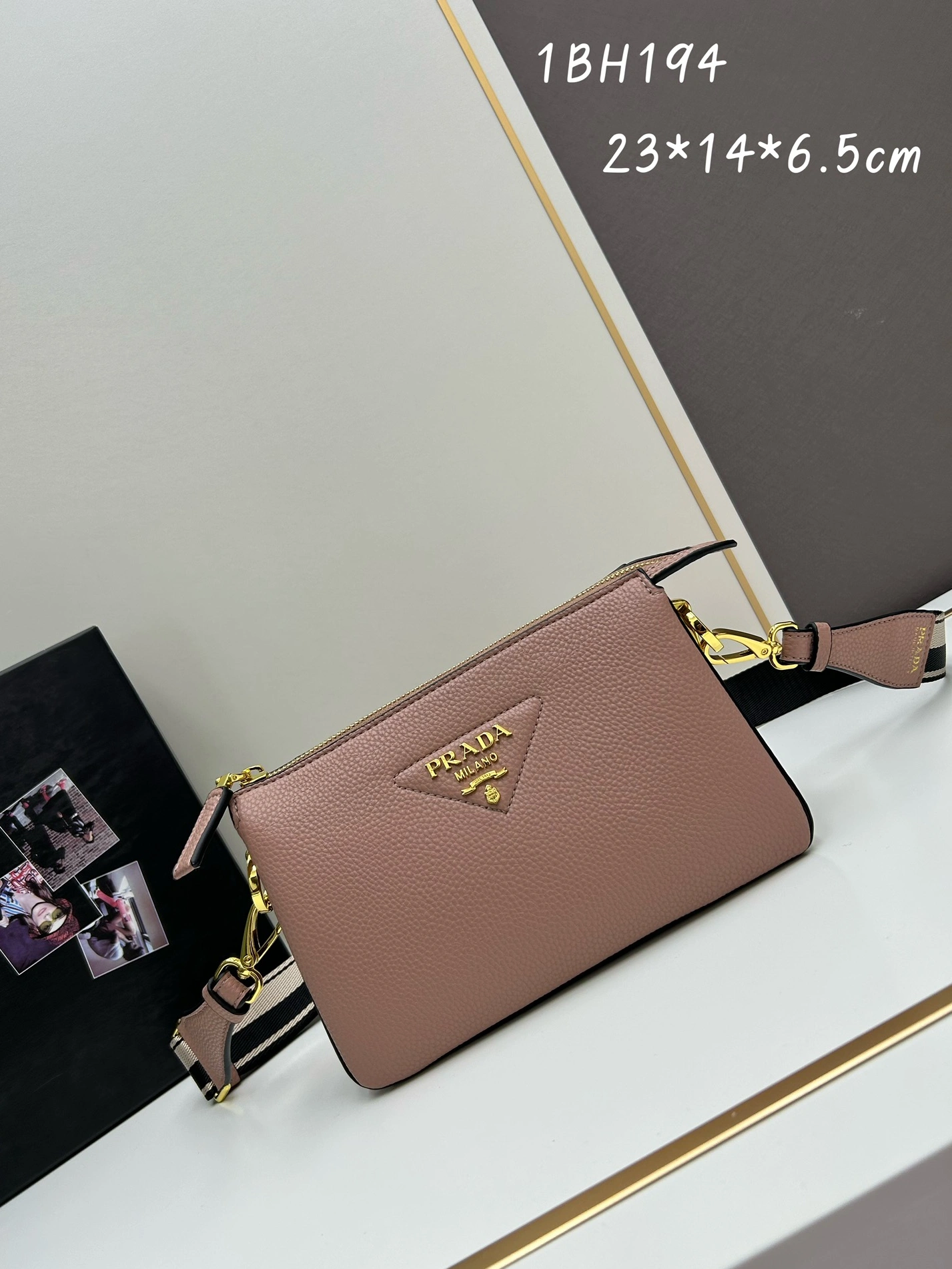 Bold 4038 Prada AAA Quality Messenger Bags For Women