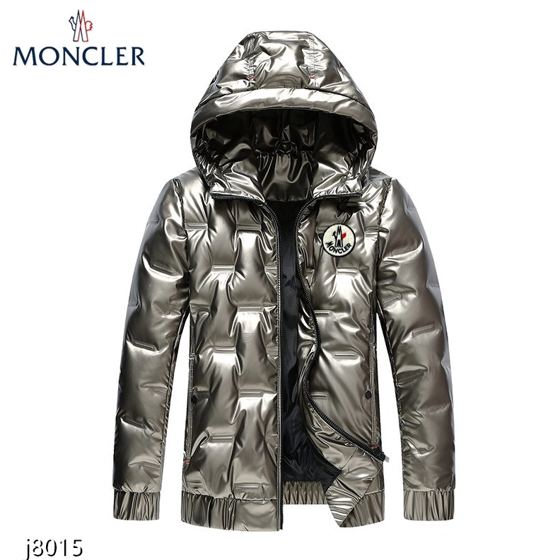 Bold 416 Moncler Down Feather Coat Long Sleeved For Men