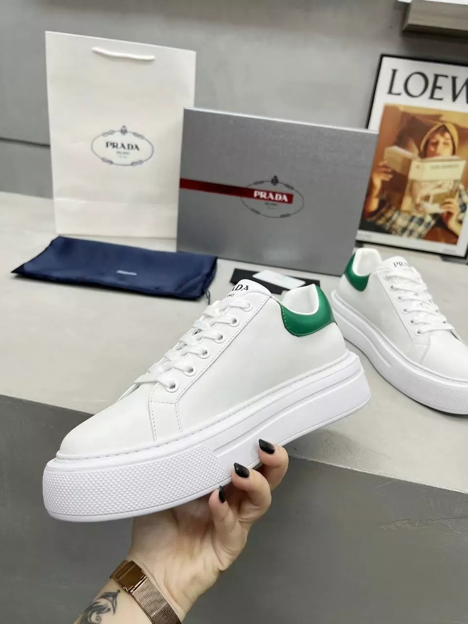 Bold 4306 Prada Casual Shoes For Men