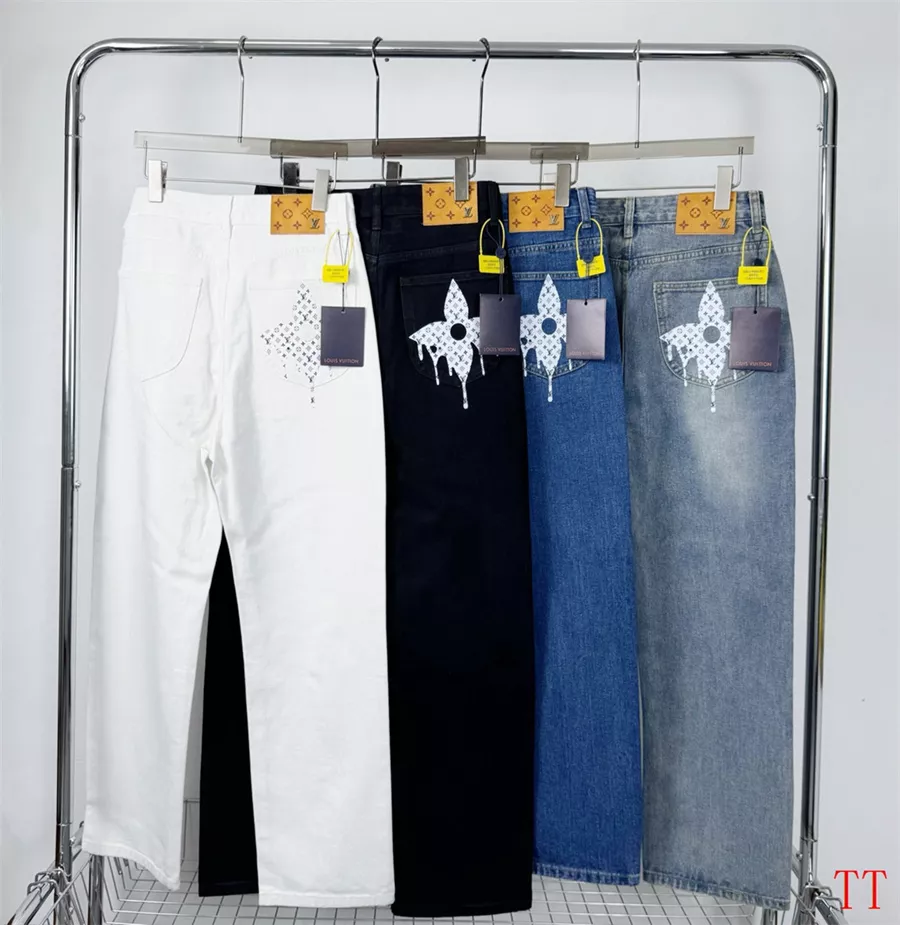 Bold 4335 Louis Vuitton LV Jeans For Men
