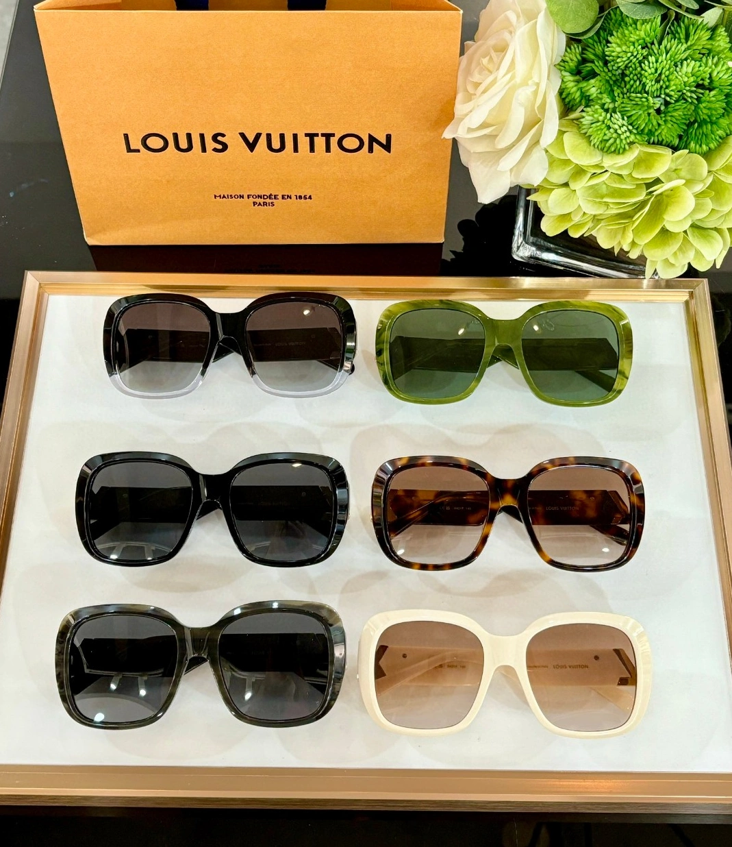 Bold 4436 Louis Vuitton AAA Quality Sunglasses