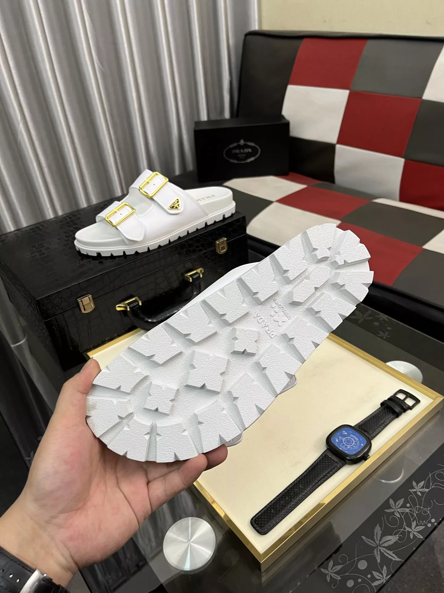 Bold 4591 Prada Slippers For Men