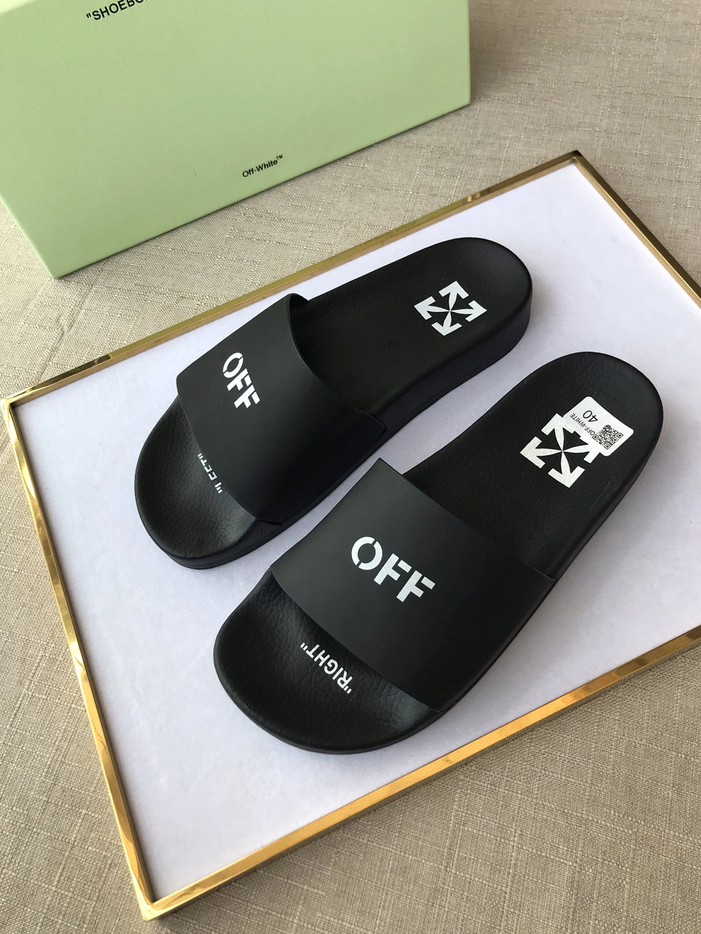 Bold 4616 Off-White Slippers For Women