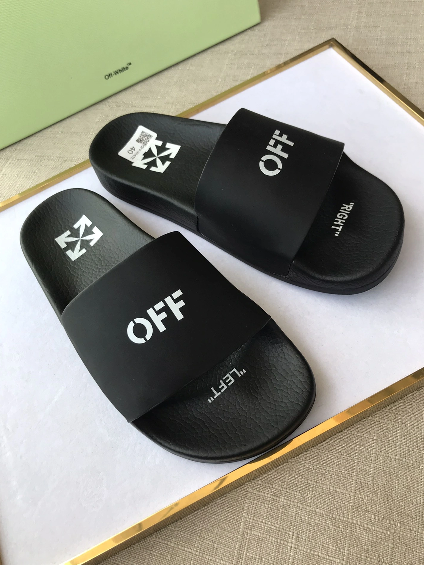 Bold 4616 Off-White Slippers For Women