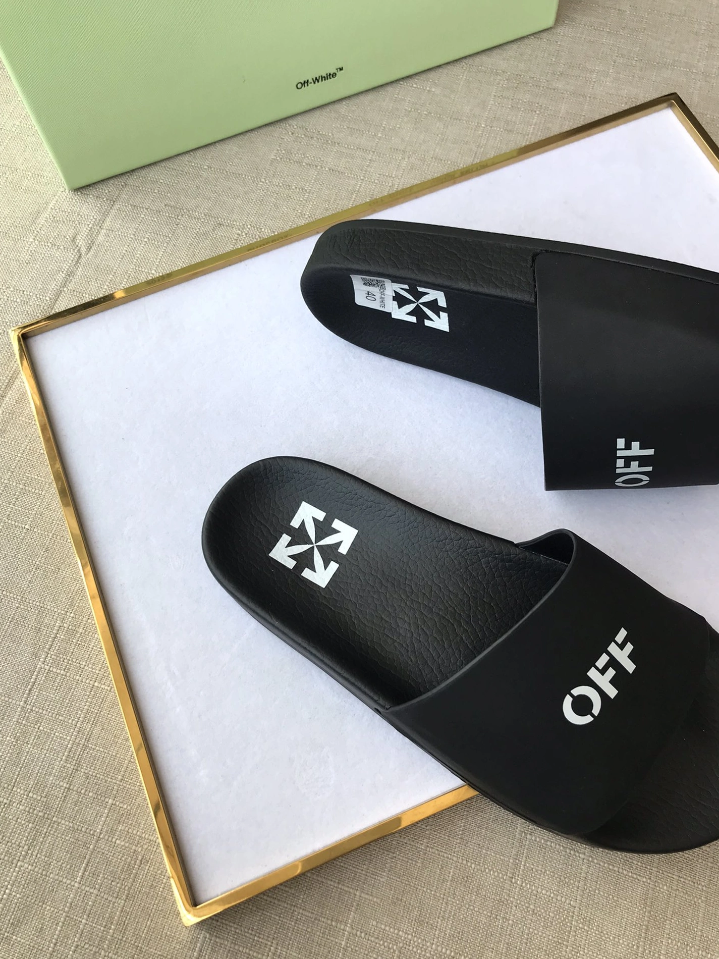 Bold 4616 Off-White Slippers For Women