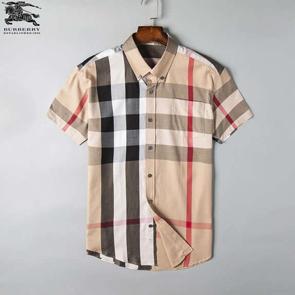 Bold 474 Burberry Shirts Short Sleeved For Men
