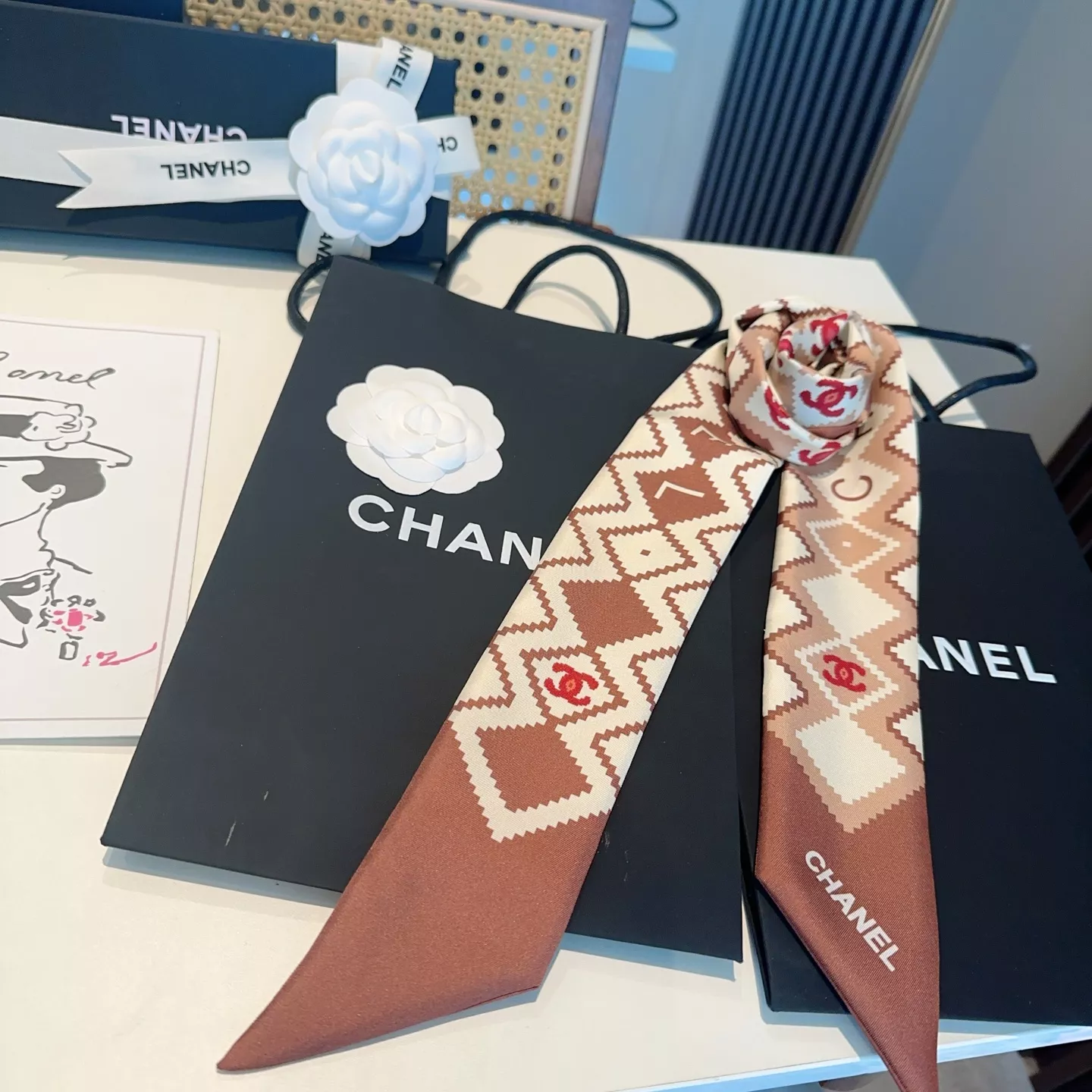 Bold 559 Chanel Silk Scarf