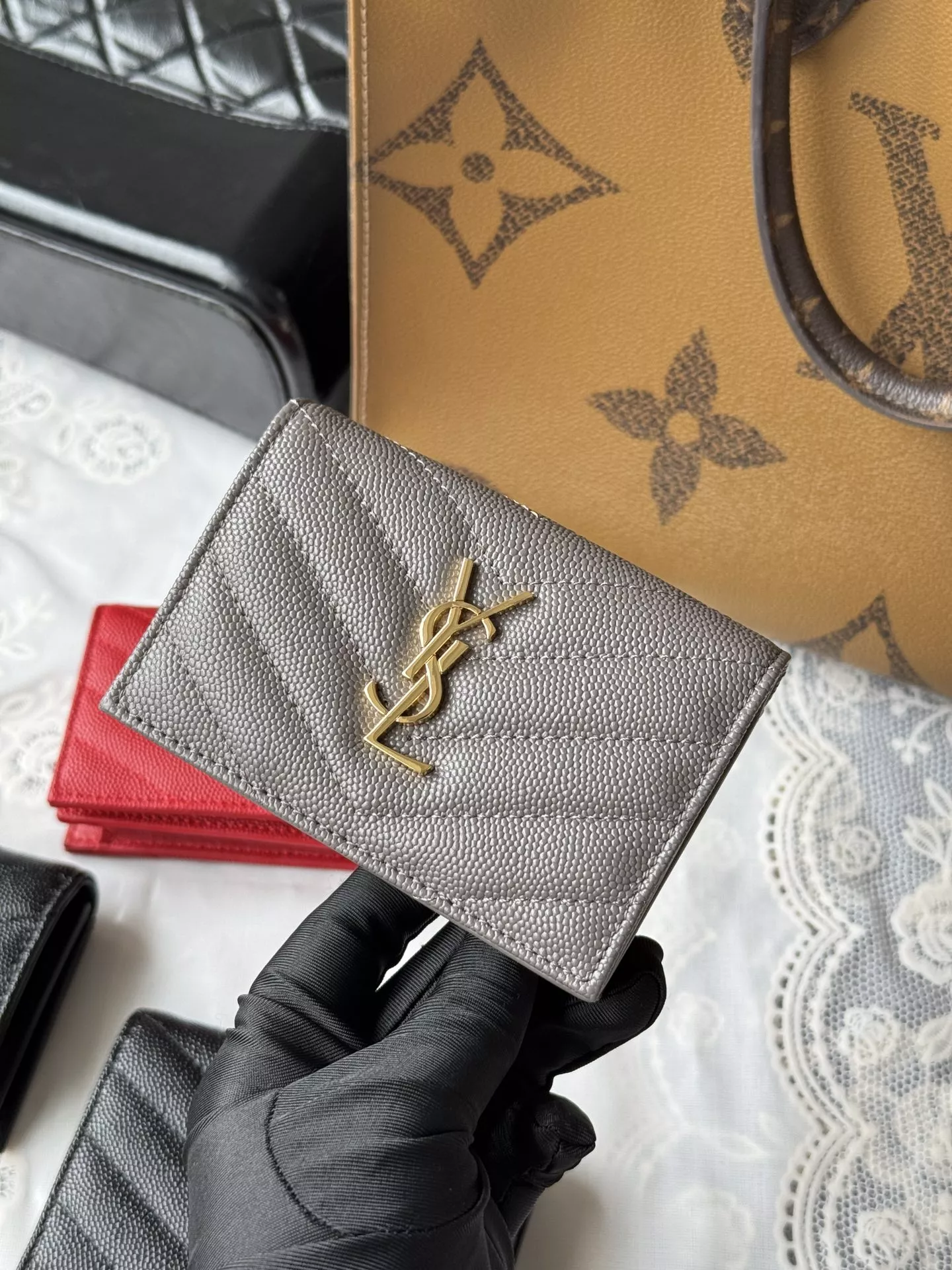 Bold 5678 Yves Saint Laurent AAA Quality Wallets For Women