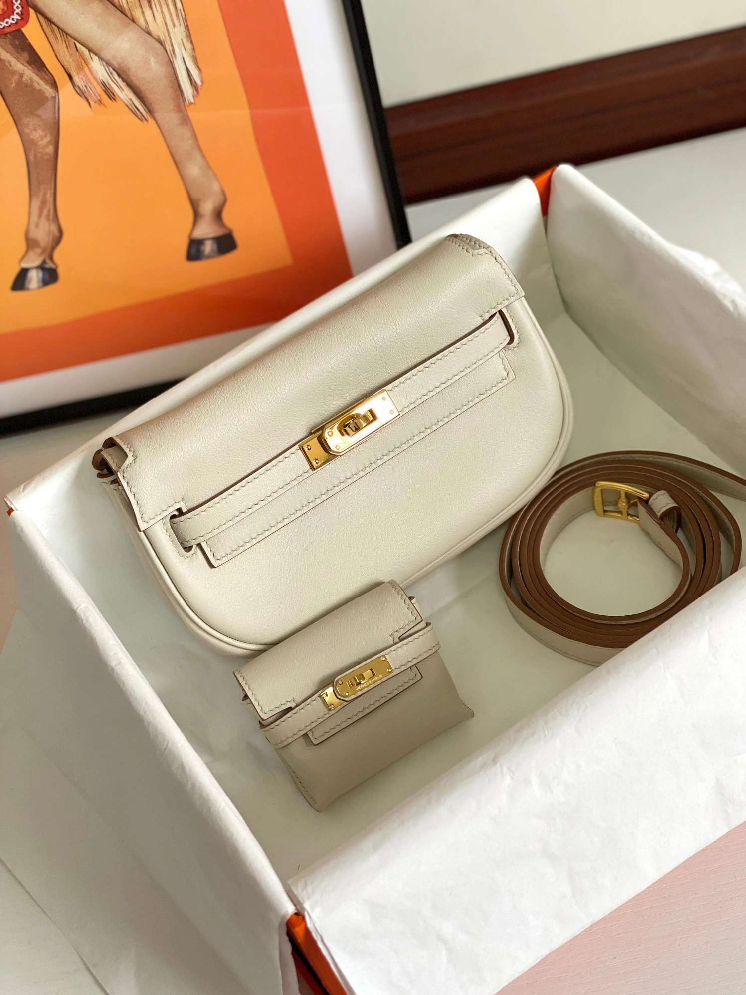 Bold 5794 Hermes AAA Quality Belt Bags For Women