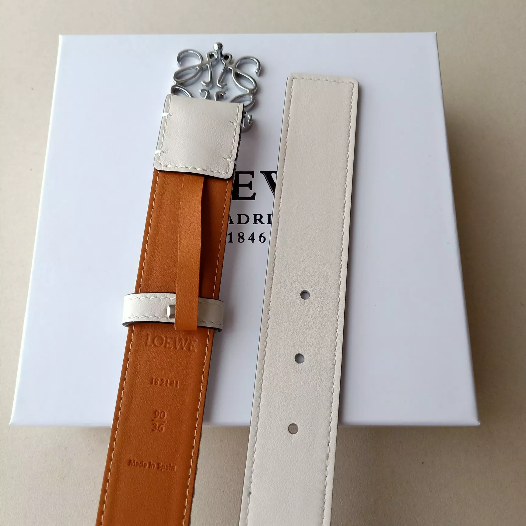 Bold 5872 LOEWE AAA Quality Belts In 3.2cm For Women