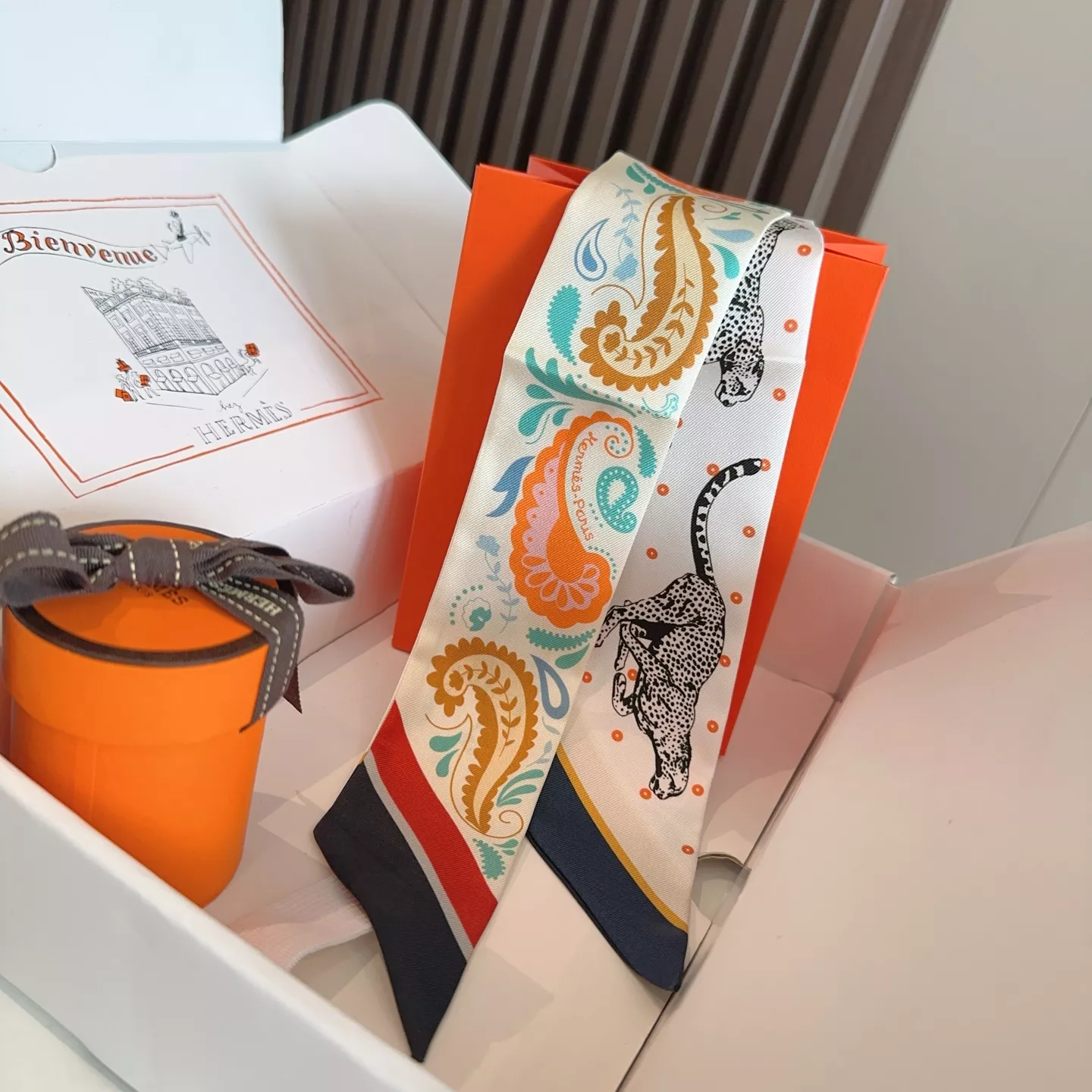 Bold 6144 Hermes Silk Scarf