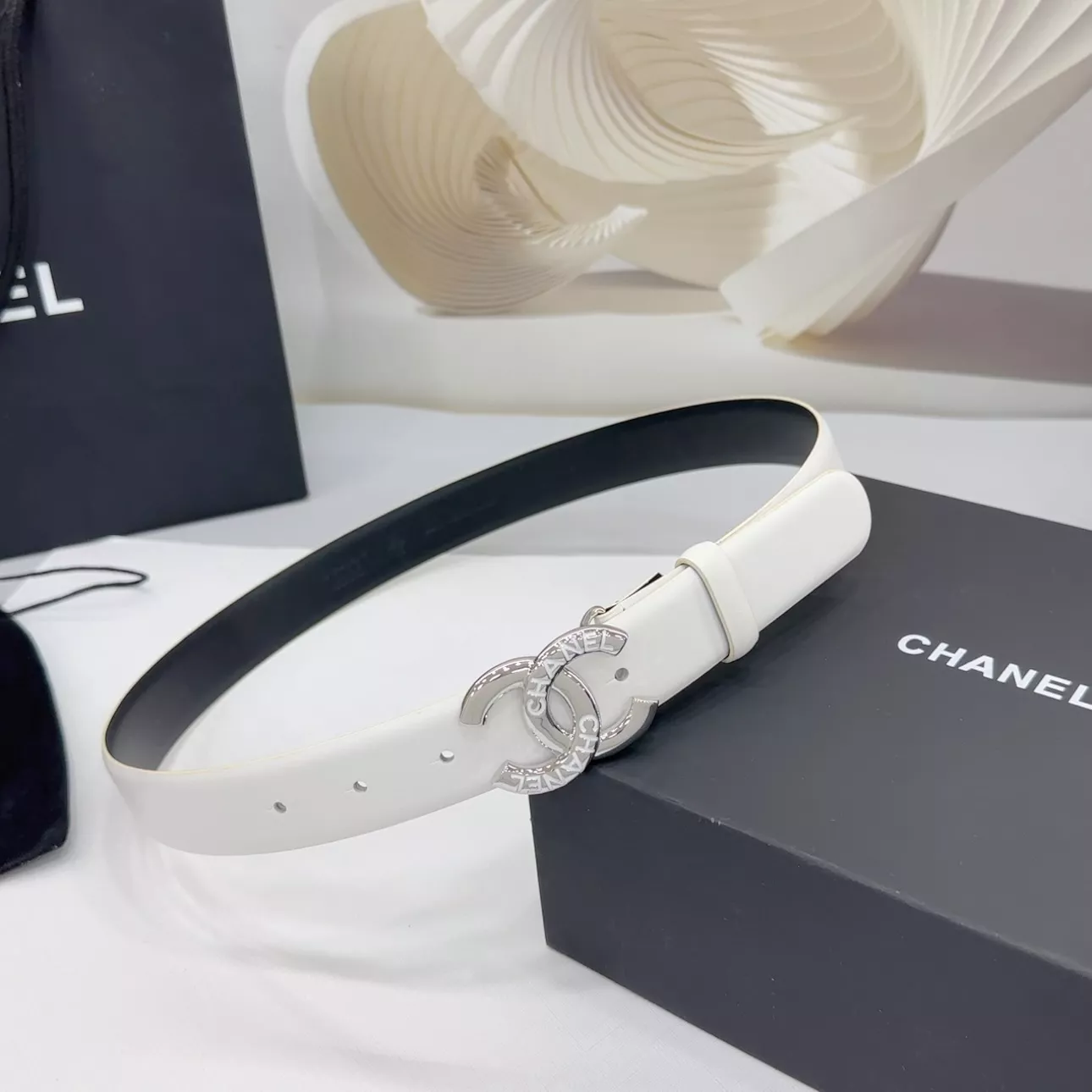 Bold 6151 Chanel AAA Quality Belts In 3.0cm For Women