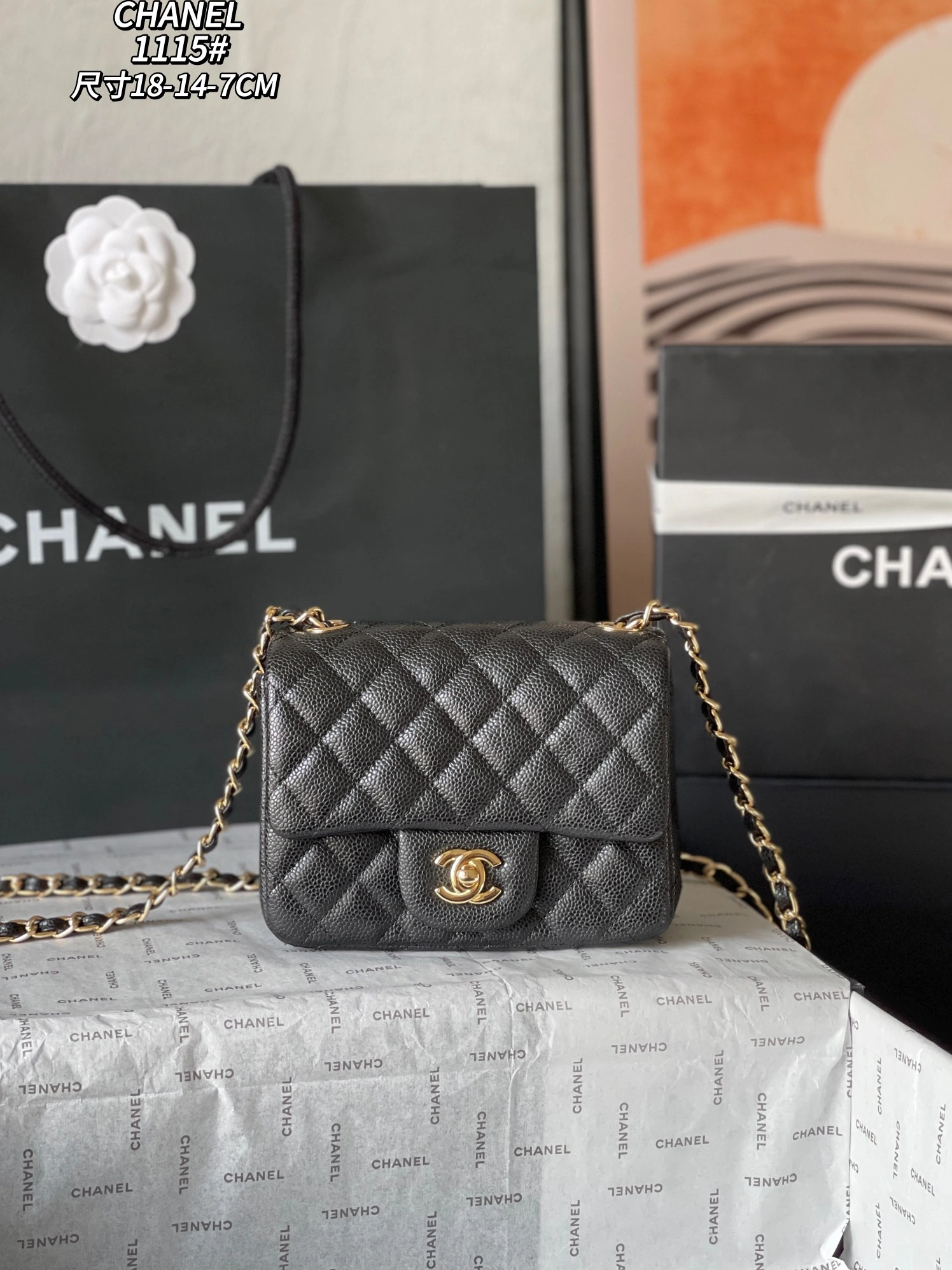 Bold 6253 Chanel AAA Quality Messenger Bags For Women