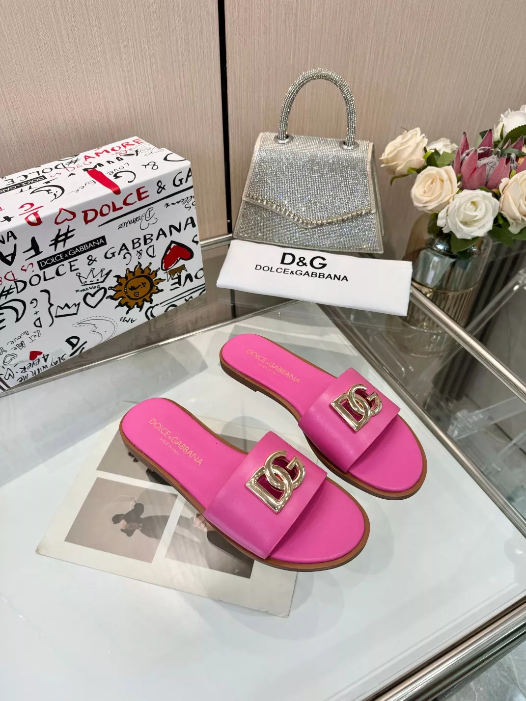 Bold 6278 Dolce & Gabbana D&G Slippers For Women