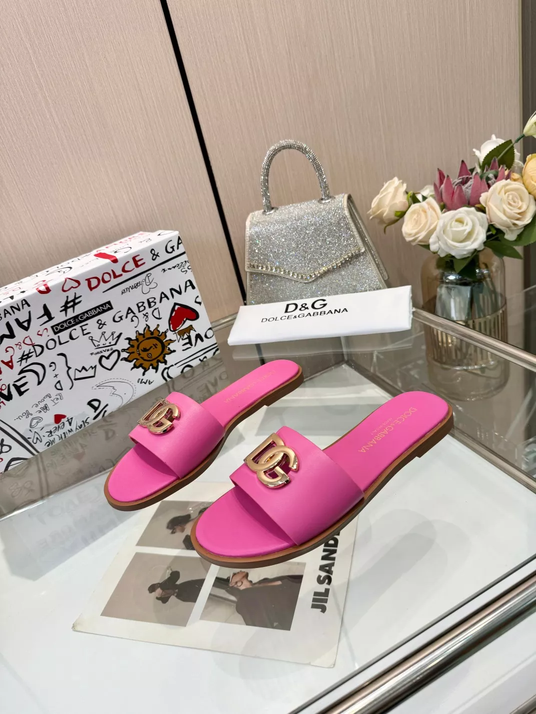 Bold 6278 Dolce & Gabbana D&G Slippers For Women