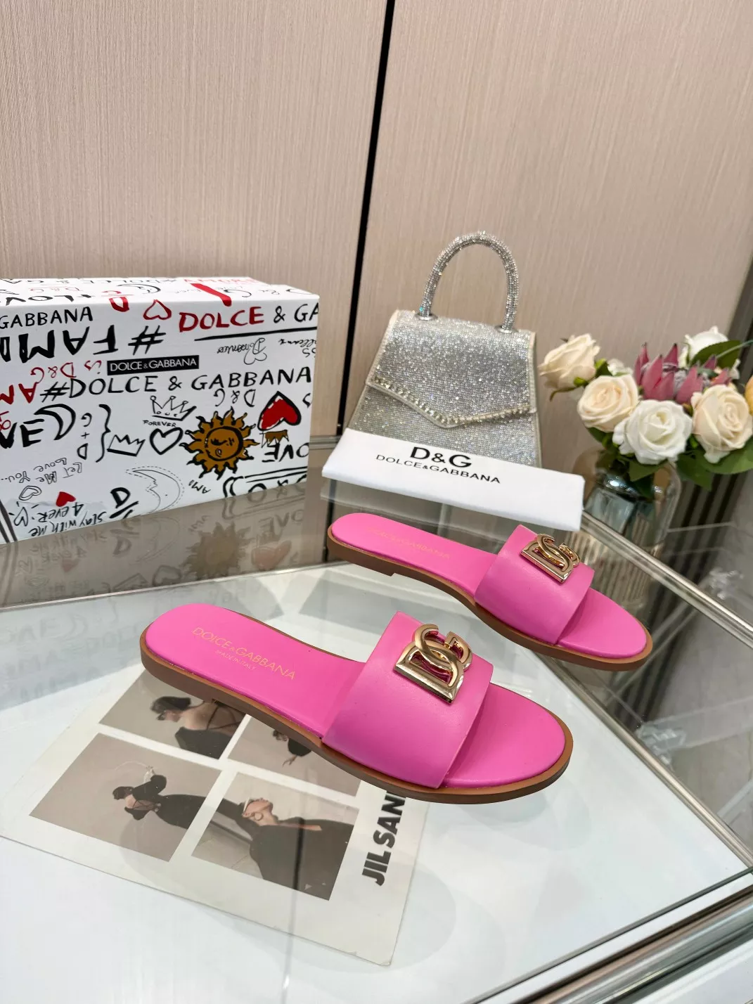 Bold 6278 Dolce & Gabbana D&G Slippers For Women