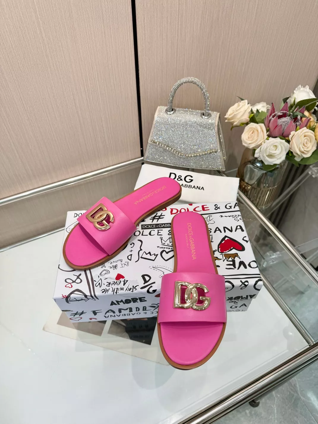 Bold 6278 Dolce & Gabbana D&G Slippers For Women