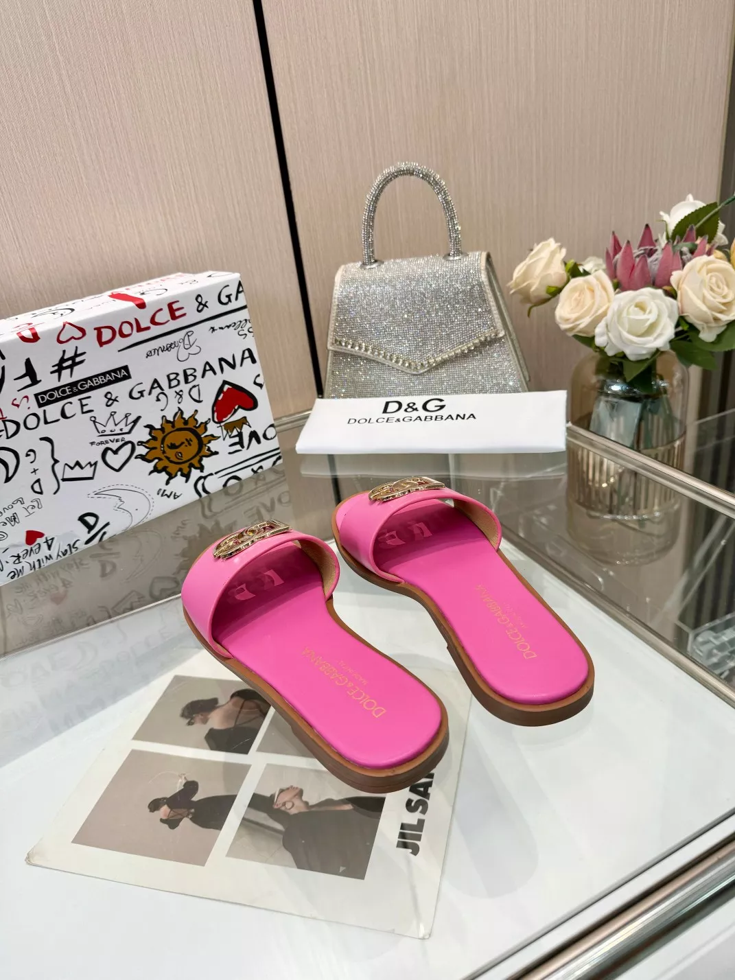 Bold 6278 Dolce & Gabbana D&G Slippers For Women