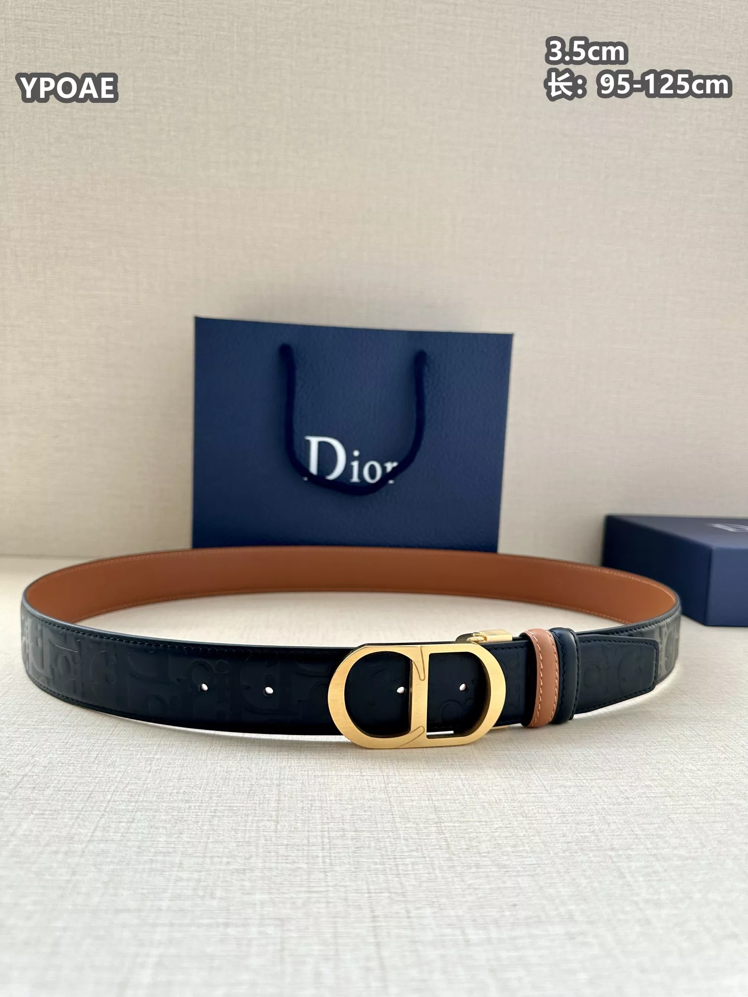 Bold 6613 Christian Dior AAA Quality Belts For Men