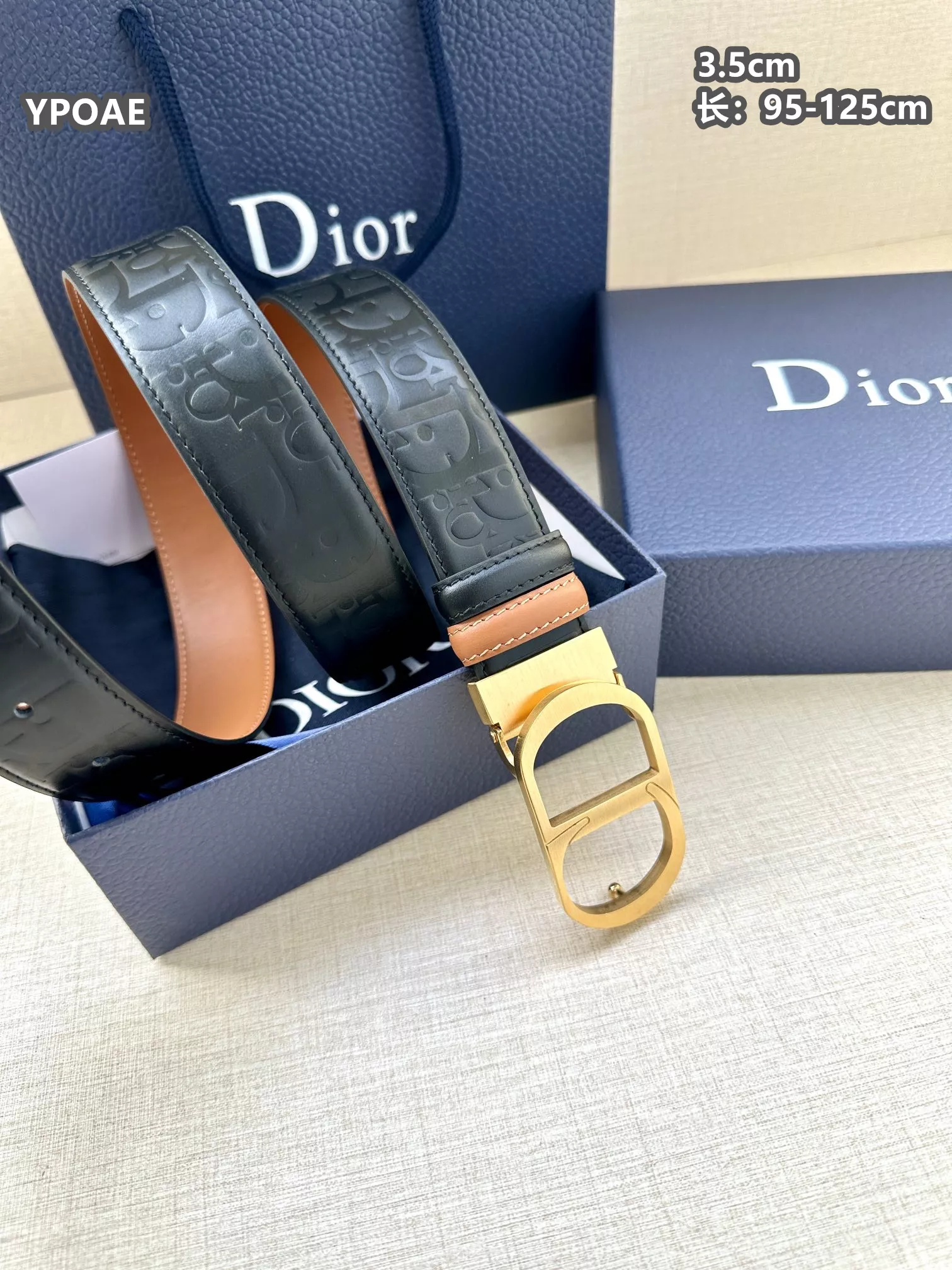 Bold 6613 Christian Dior AAA Quality Belts For Men