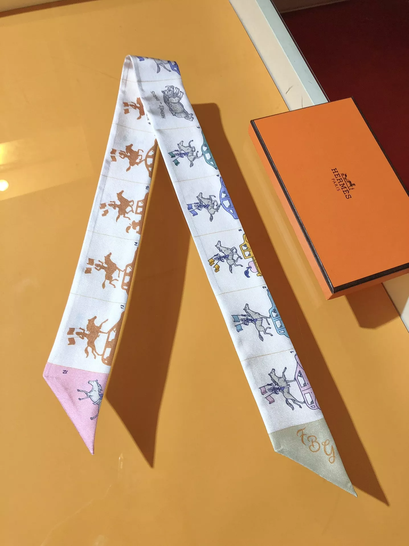 Bold 6982 Hermes Silk Scarf