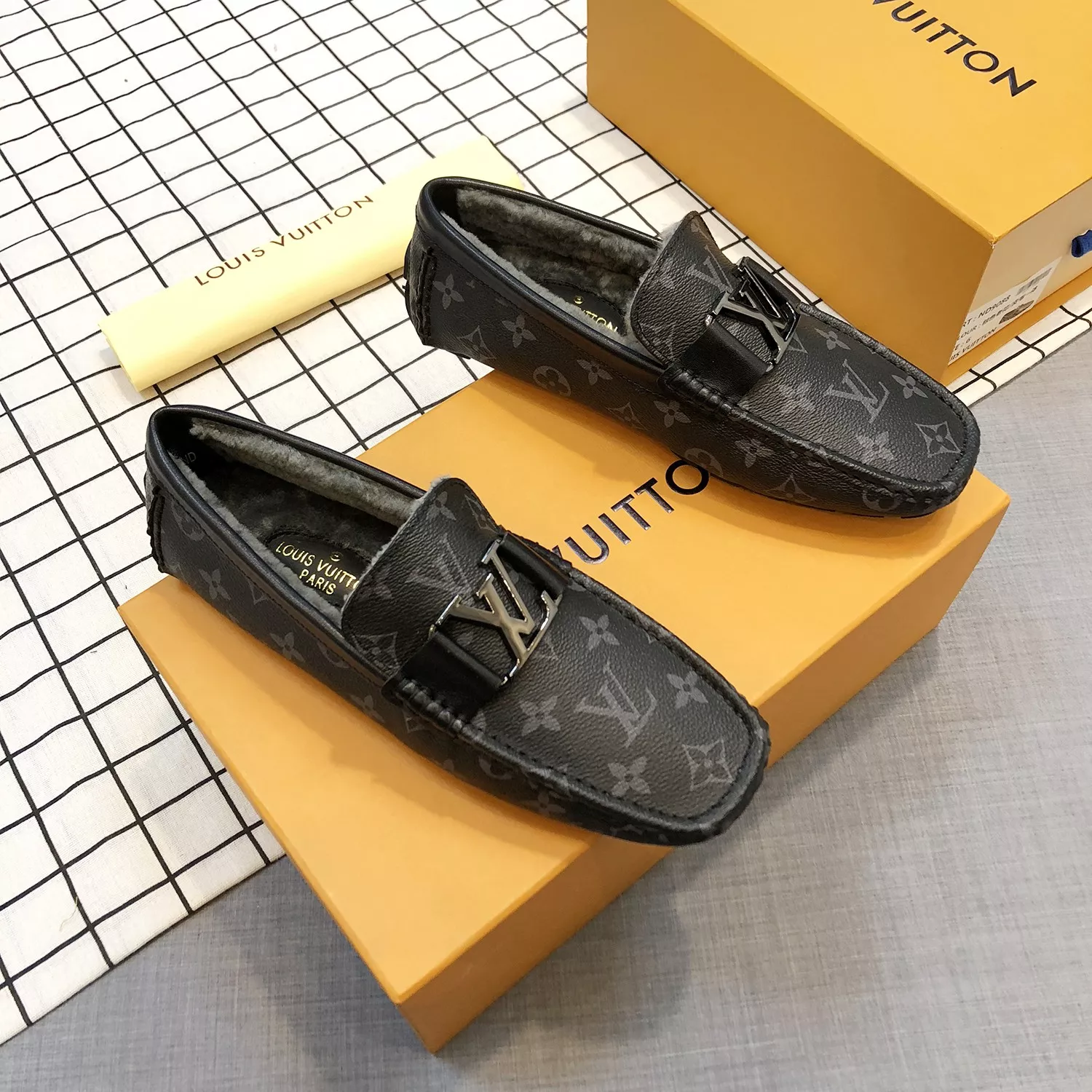 Bold 7096 Louis Vuitton LV Oxfords Shoes For Men