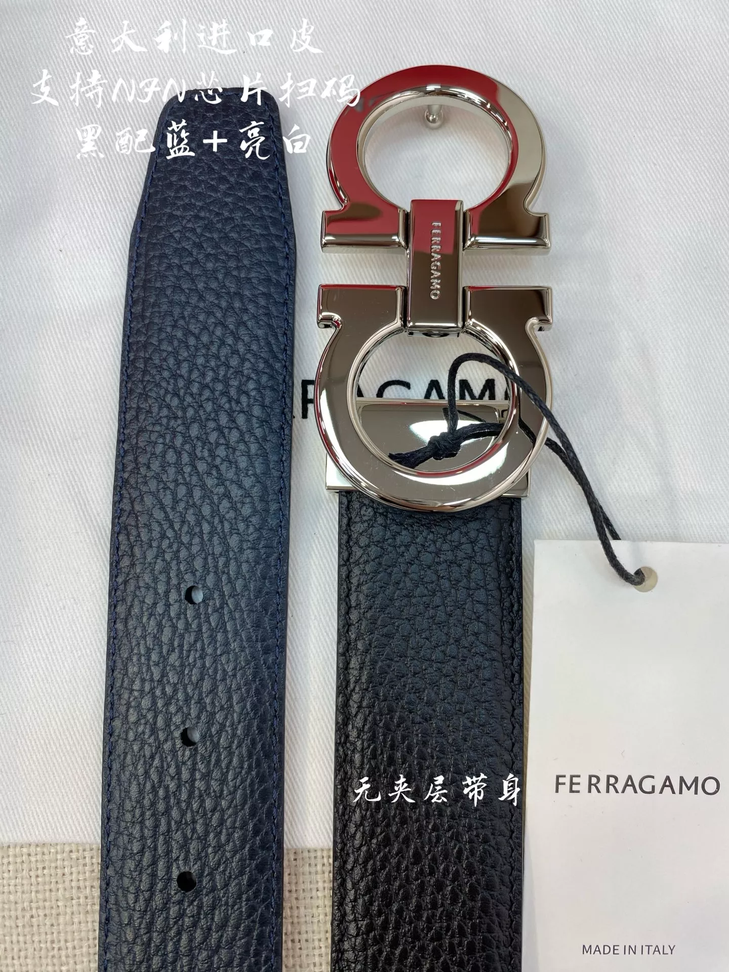 Bold 7224 Salvatore Ferragamo AAA Quality Belts In 3.5cm For Men