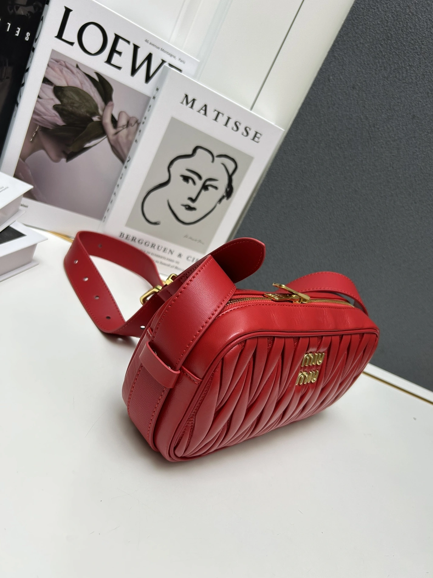 Bold 7312 MIU MIU AAA Quality Messenger Bags For Women