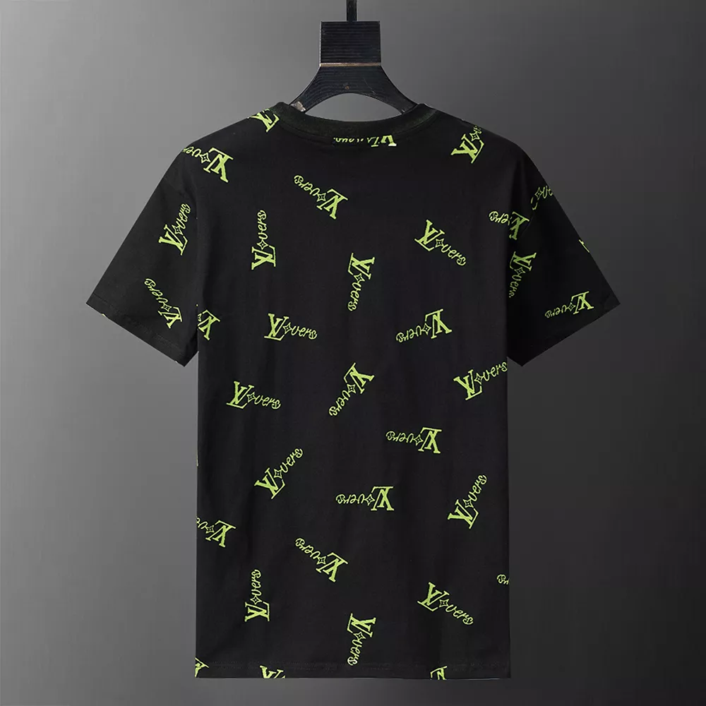 Bold 7455 Louis Vuitton LV T-Shirts Short Sleeved For Men