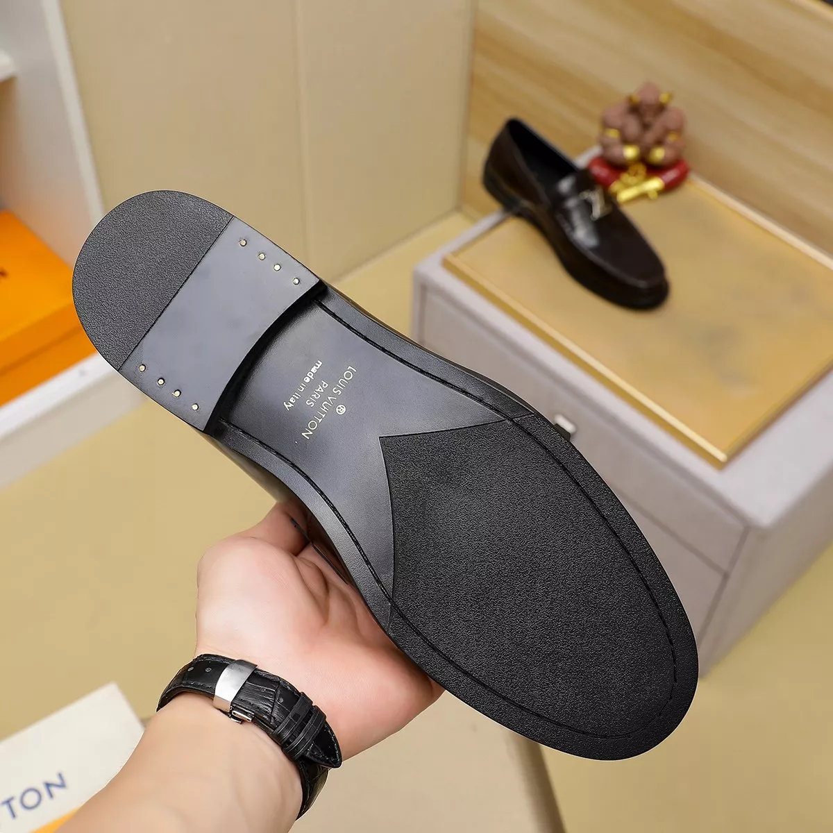 Bold 7637 Louis Vuitton LV Oxfords Shoes For Men