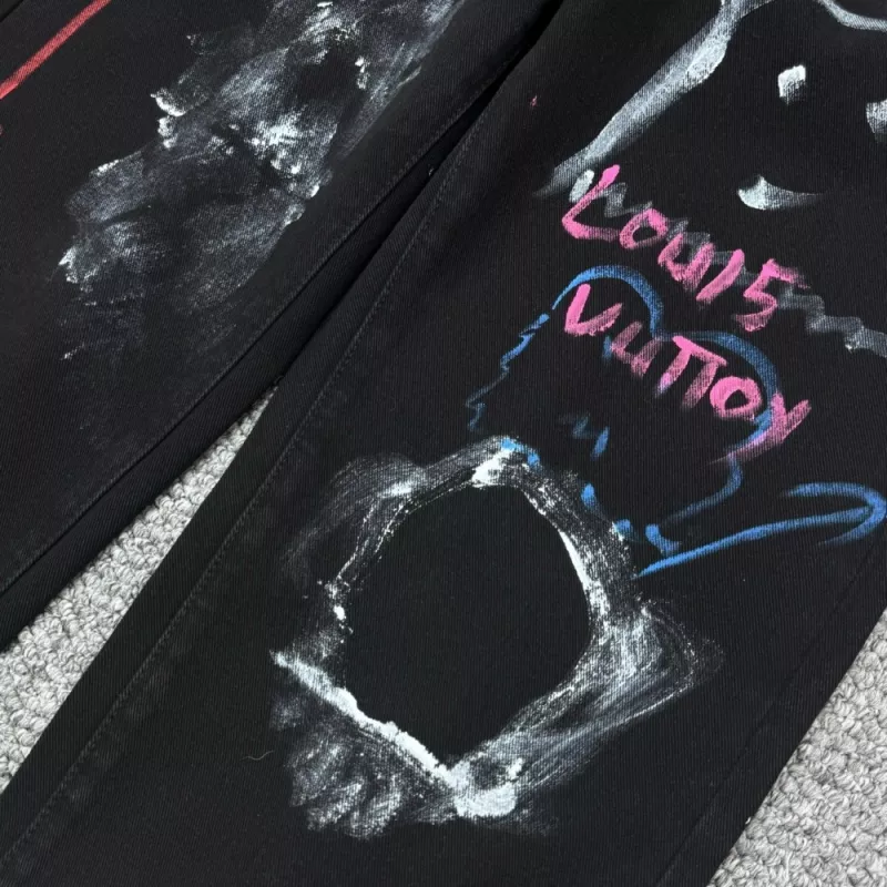 Bold 7656 Louis Vuitton LV Jeans For Unisex