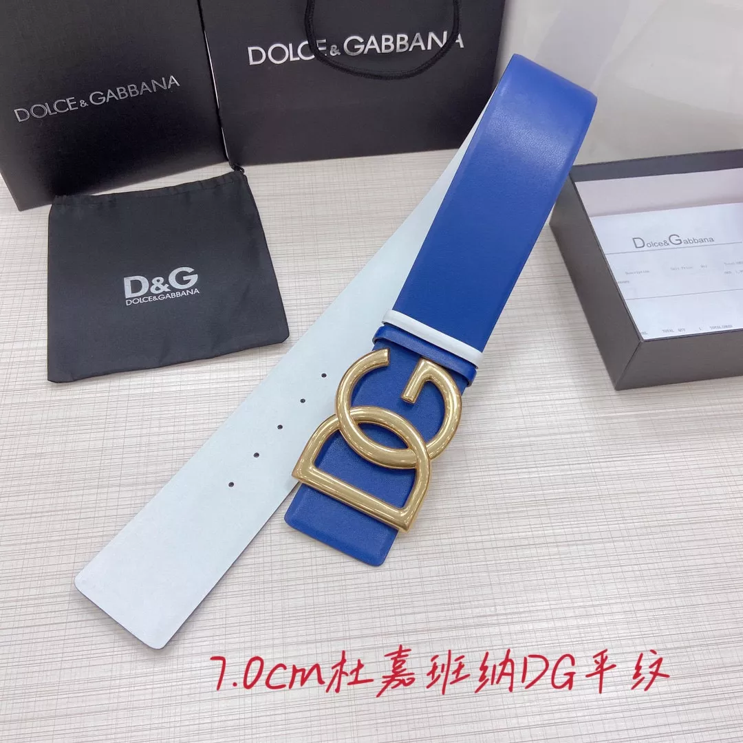 Bold 8112 Dolce & Gabbana D&G AAA Quality Belts In 7.0cm For Unisex