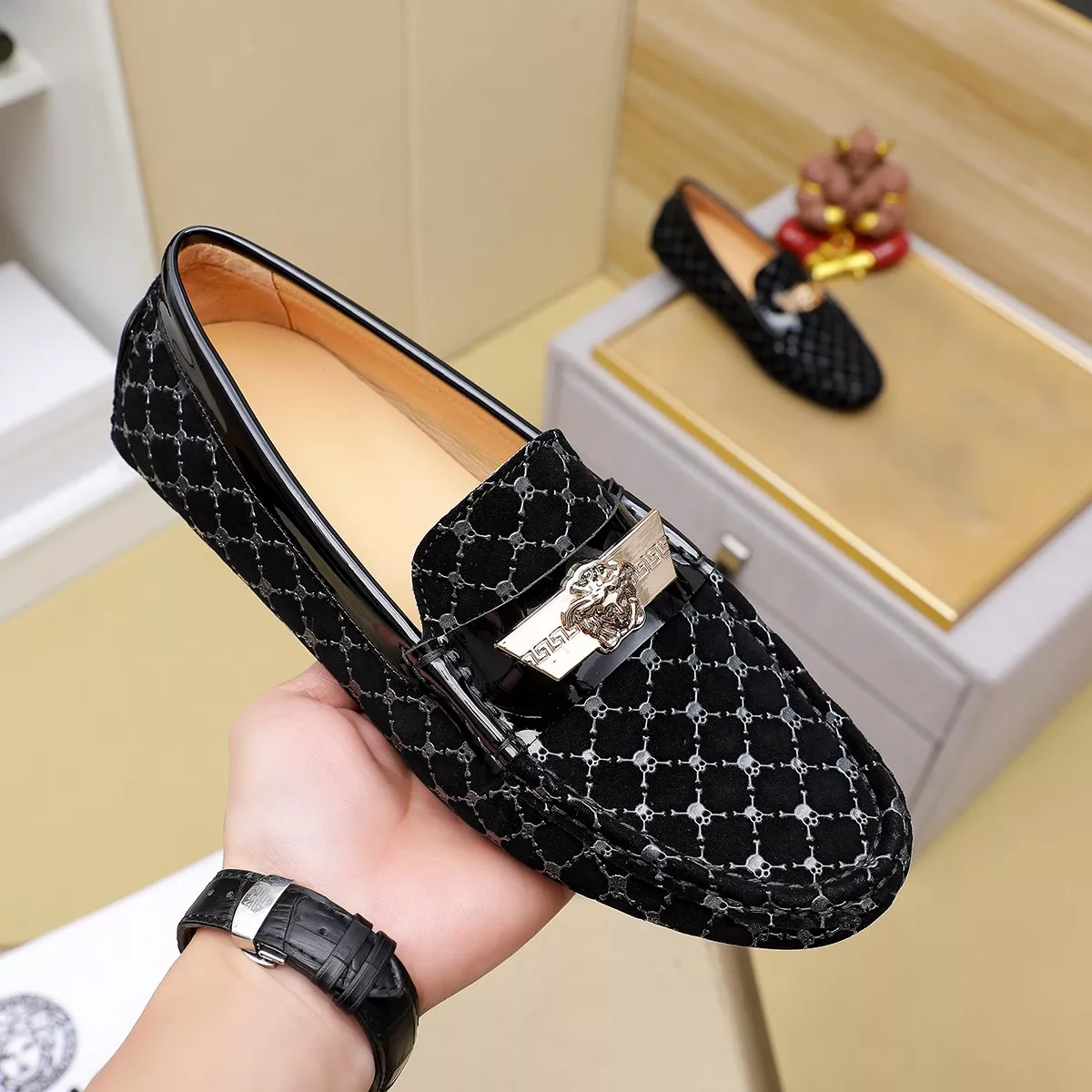 Bold 883 Versace Leather Shoes For Men