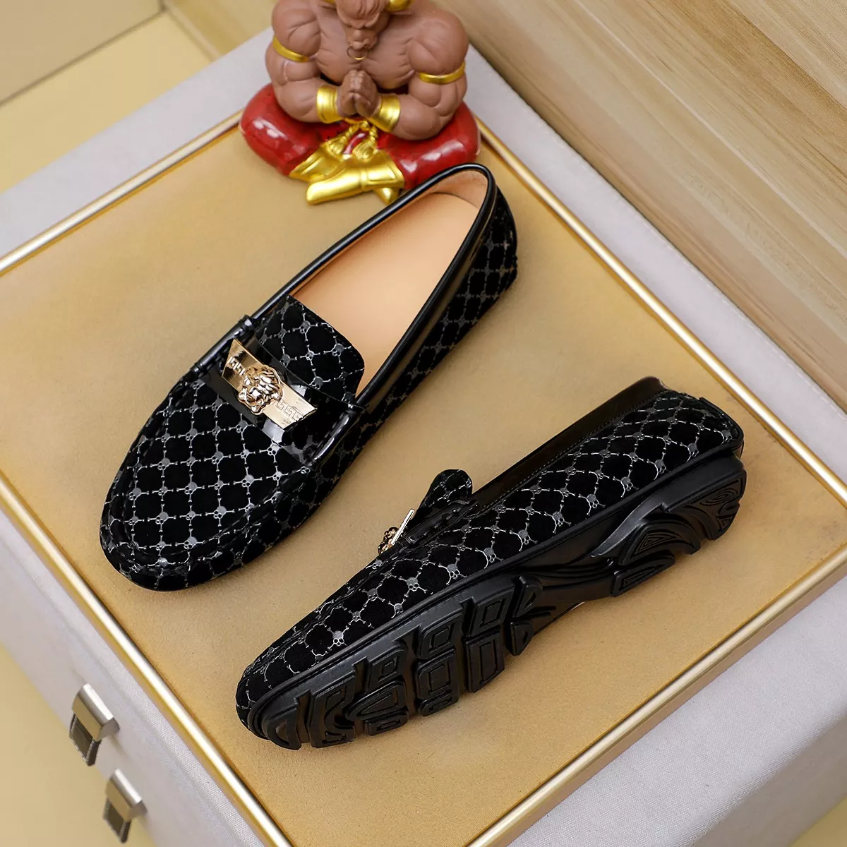 Bold 883 Versace Leather Shoes For Men