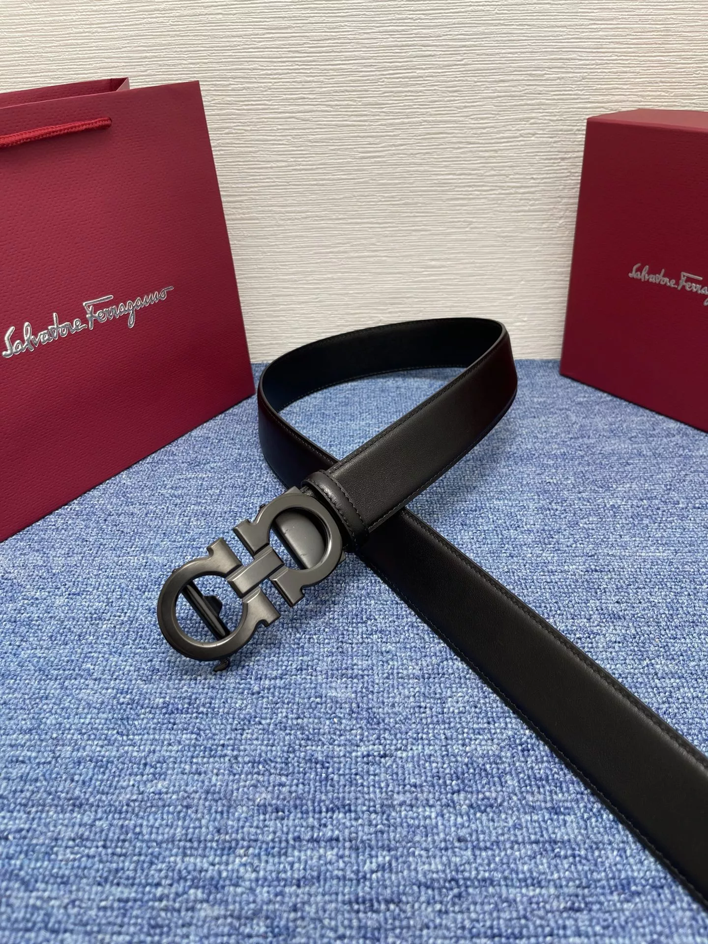 Bold 9182 Salvatore Ferragamo AAA Quality Belts In 3.5cm For Men