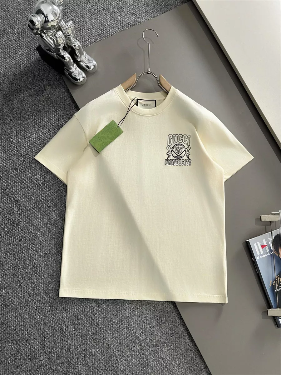 Bold 9213 Gucci T-Shirts Short Sleeved For Unisex