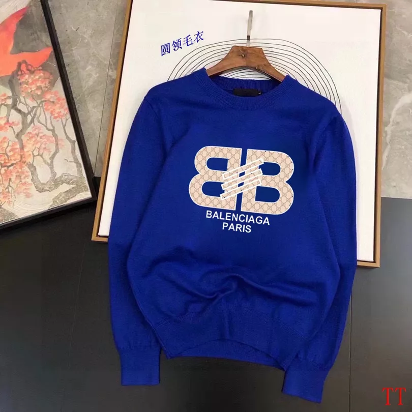 Bold 9435 Balenciaga Sweaters Long Sleeved For Men
